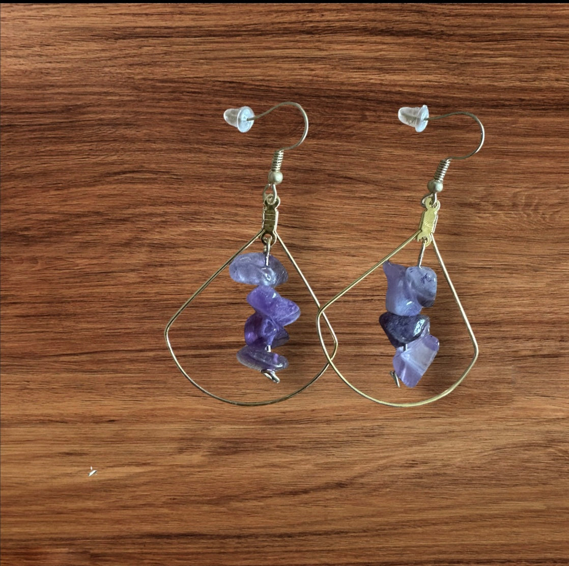 "NEW" GEMSTONE EARRINGS