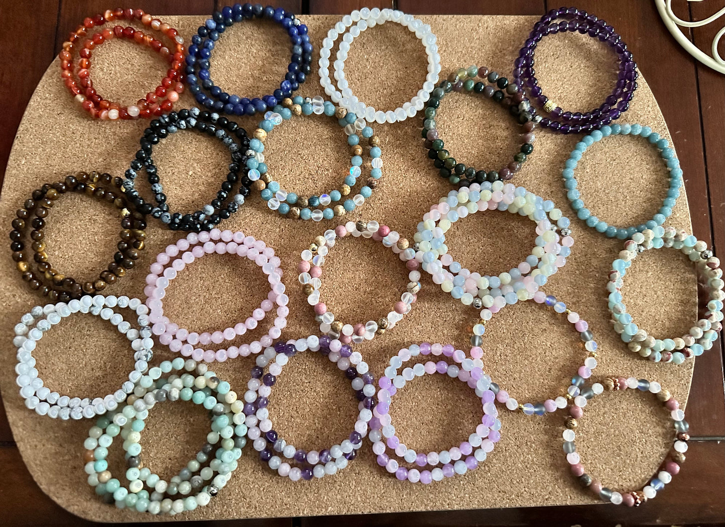 6mm Gemstone Bracelets