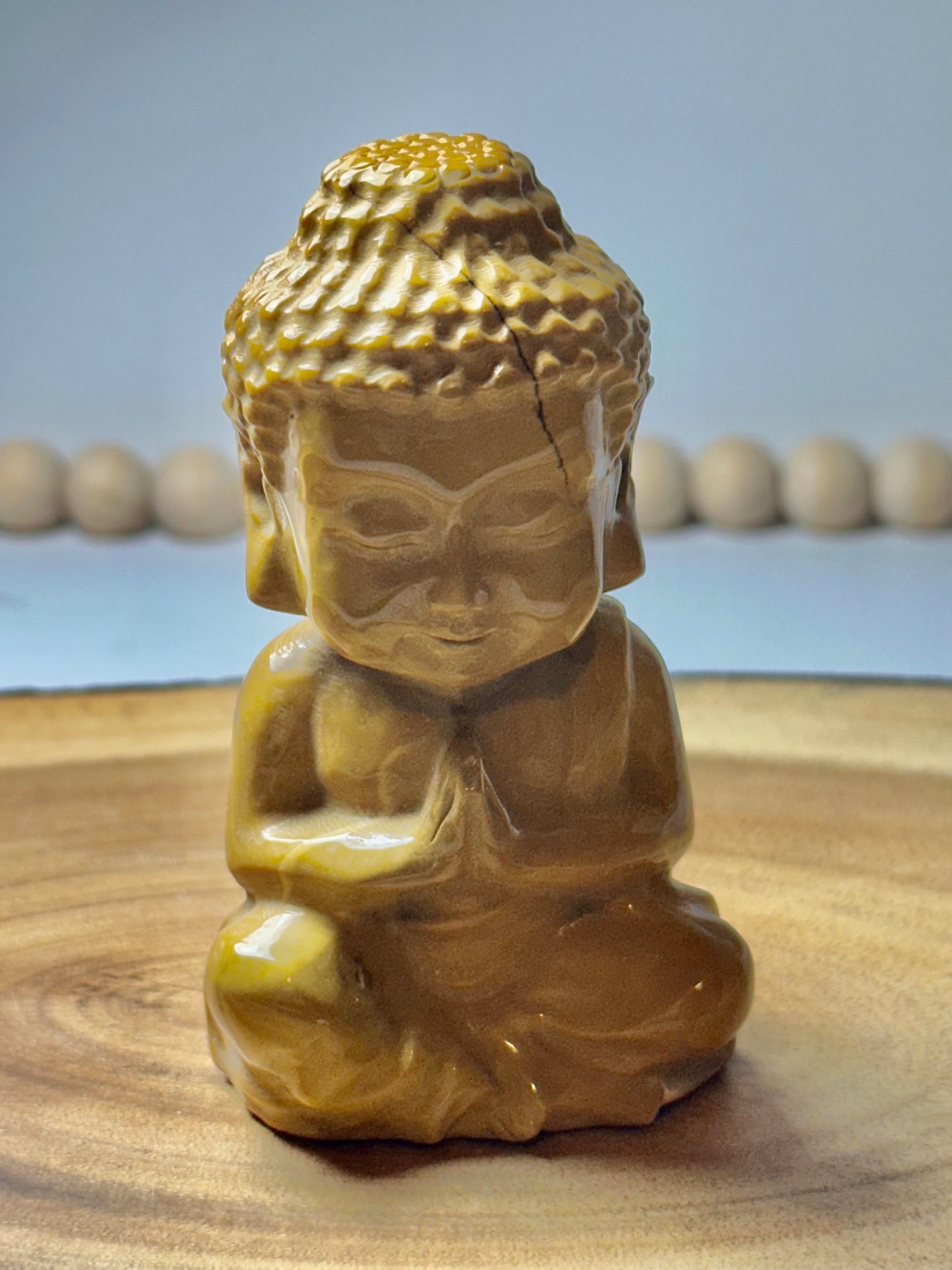 Mookaite Buddha Carving