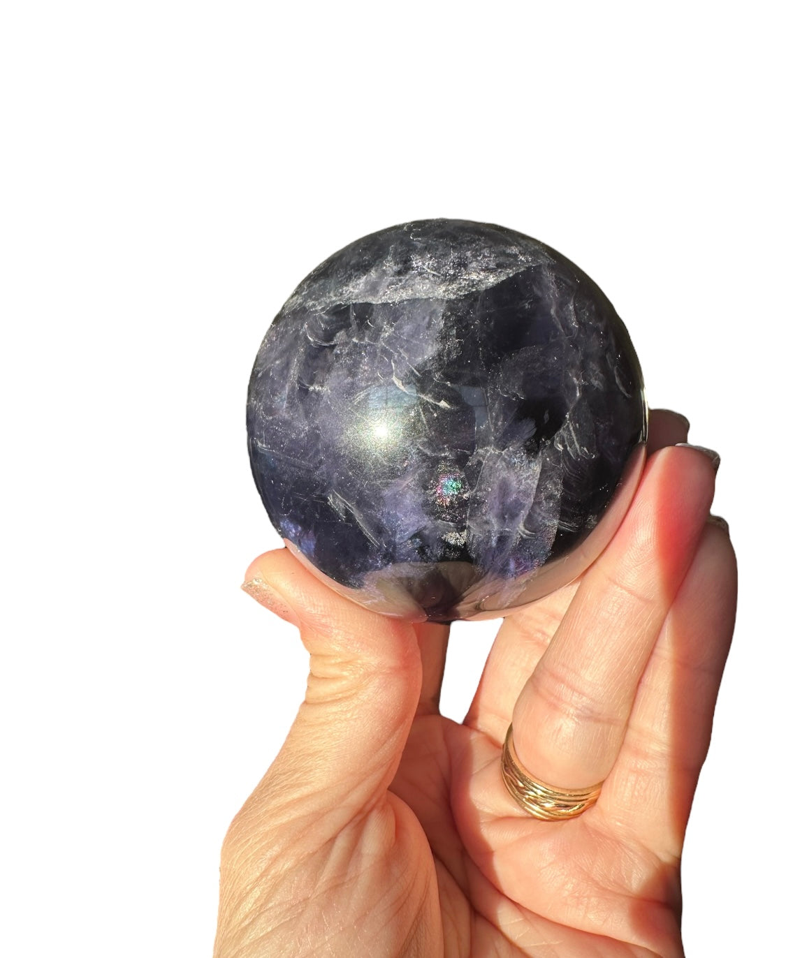 Purple Fluorite Sphere