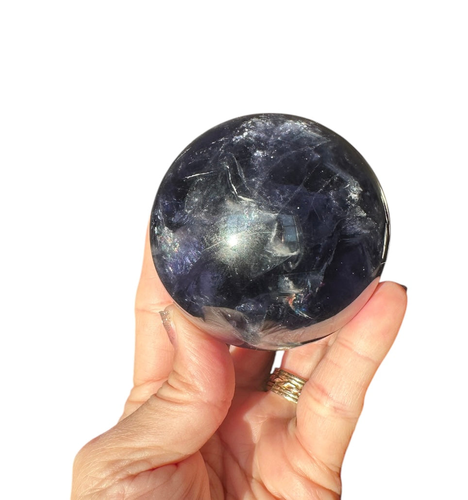 Purple Fluorite Sphere