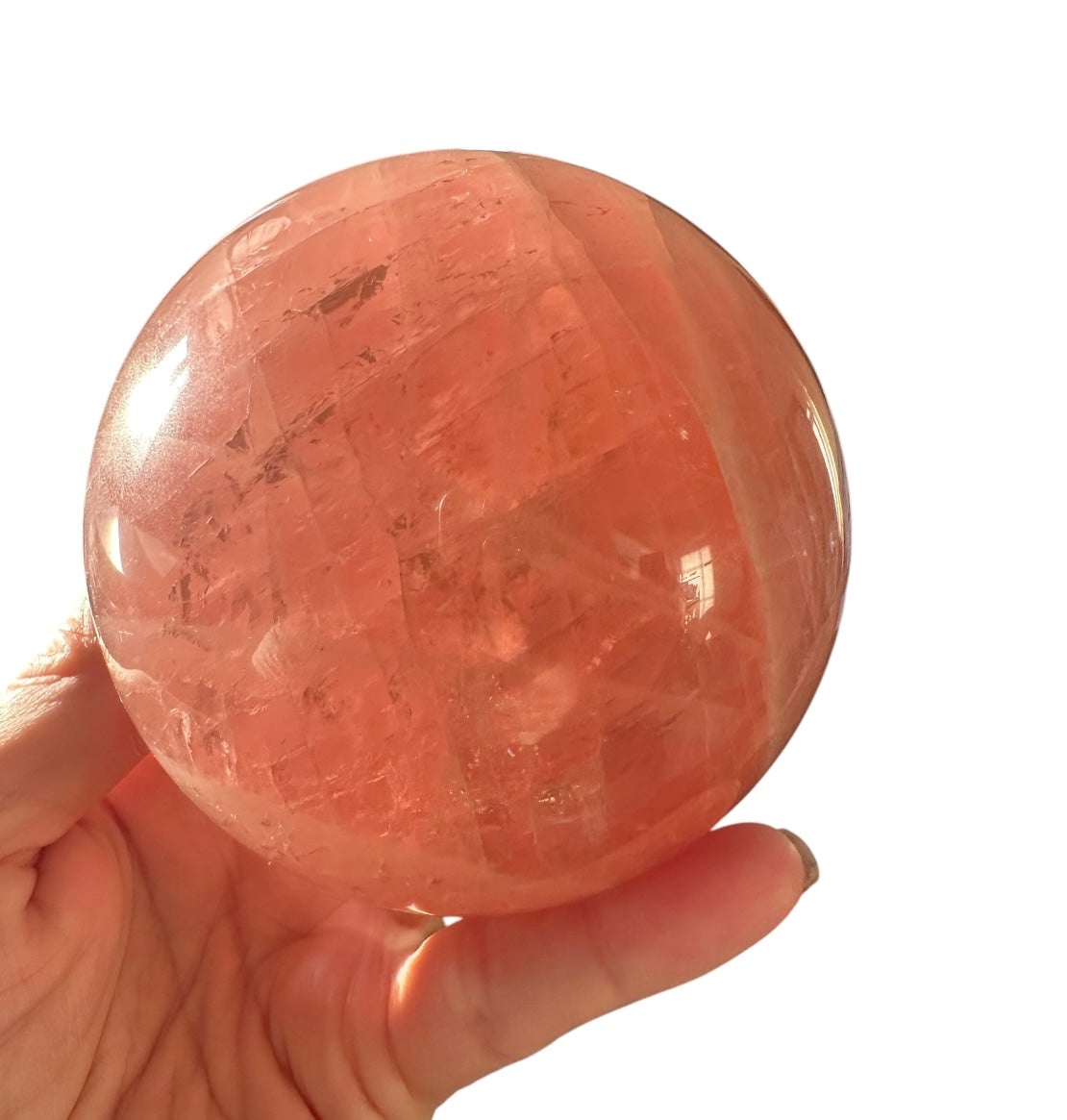 Rose Quartz Sphere Asterism