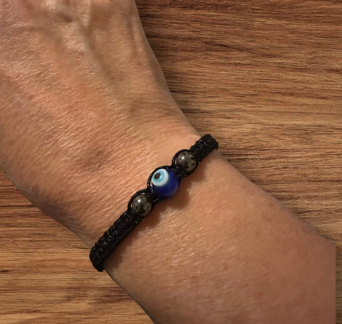 EVIL EYE CANDLE AND BRACELET SET