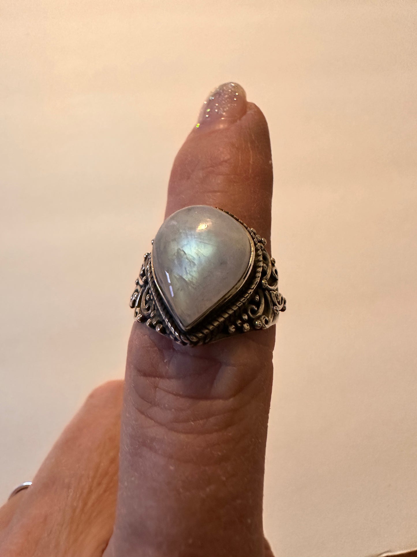 Moonstone ring