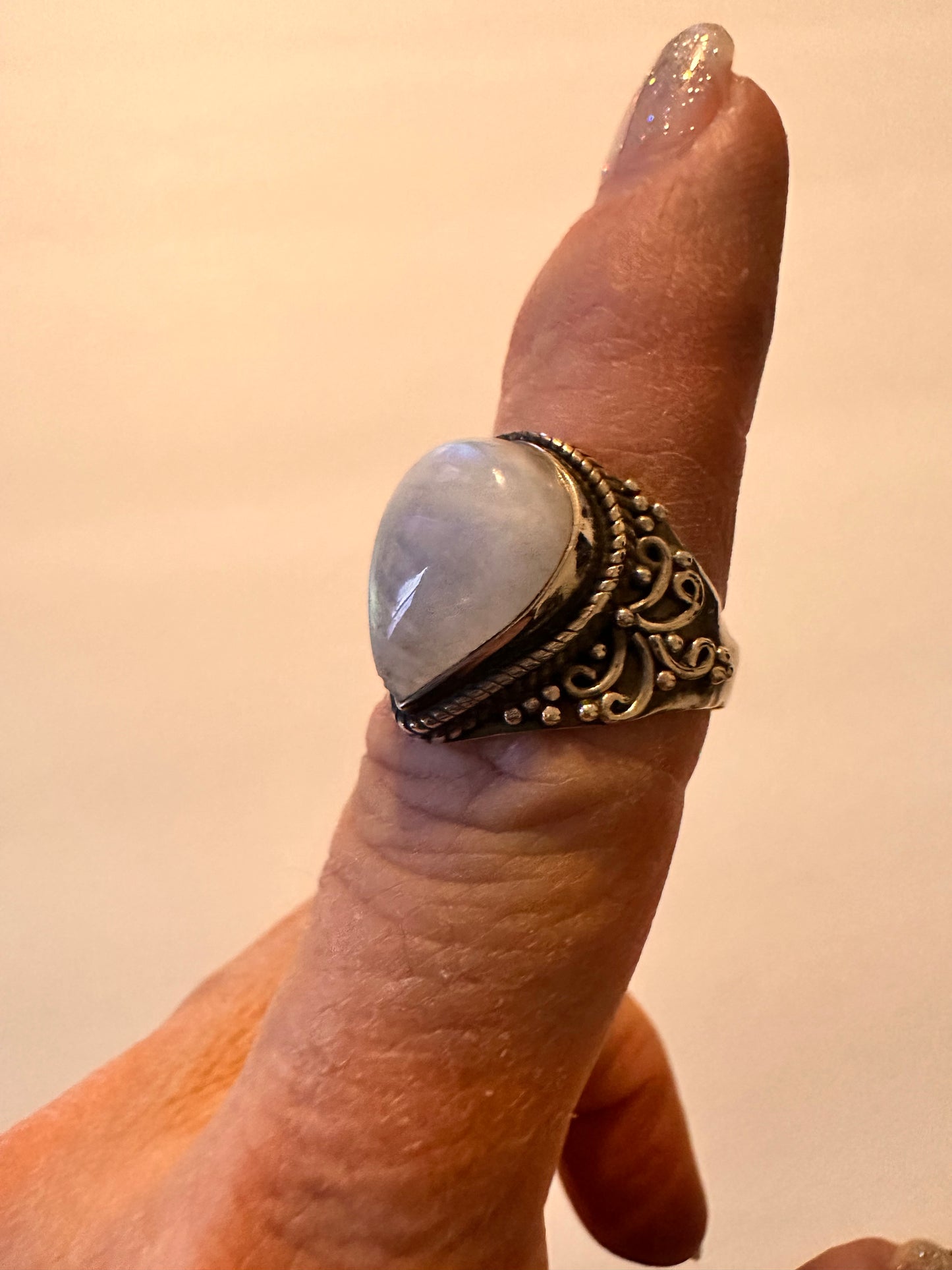 Moonstone ring