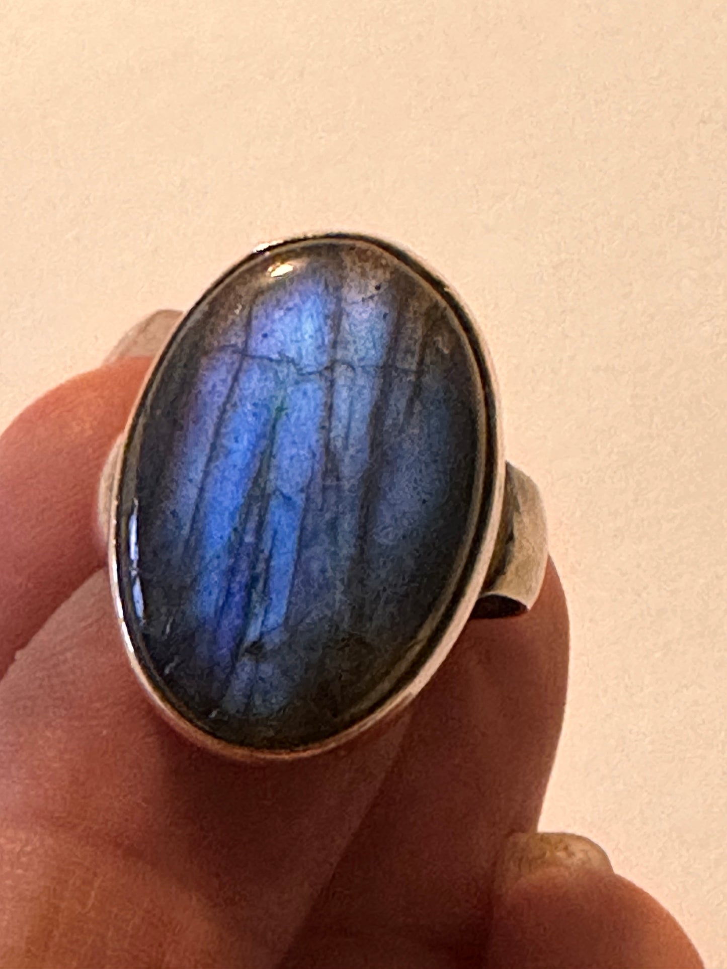 Labradorite ring