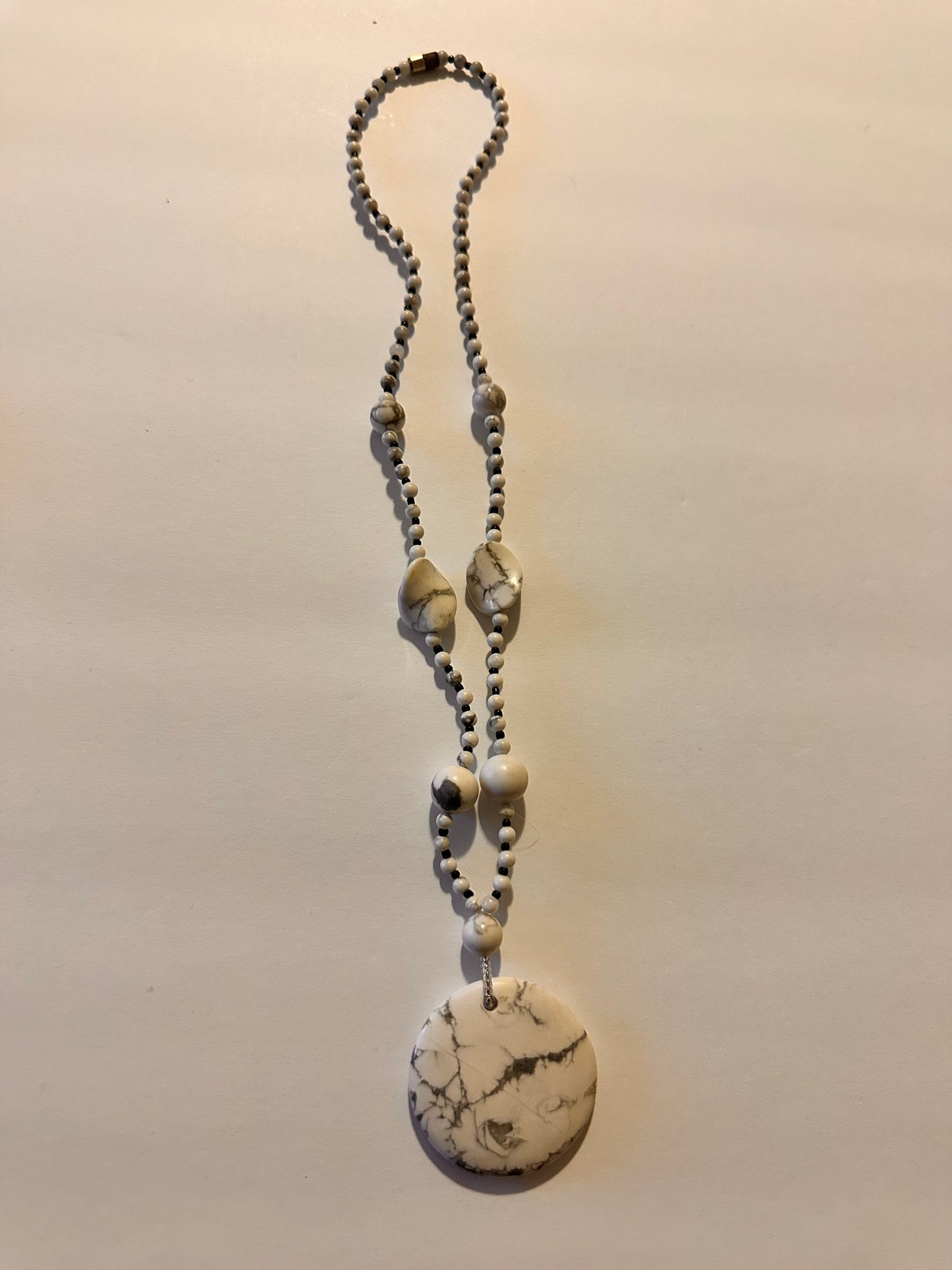 Vintage Howlite necklace