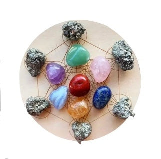 Crystal chakra grids