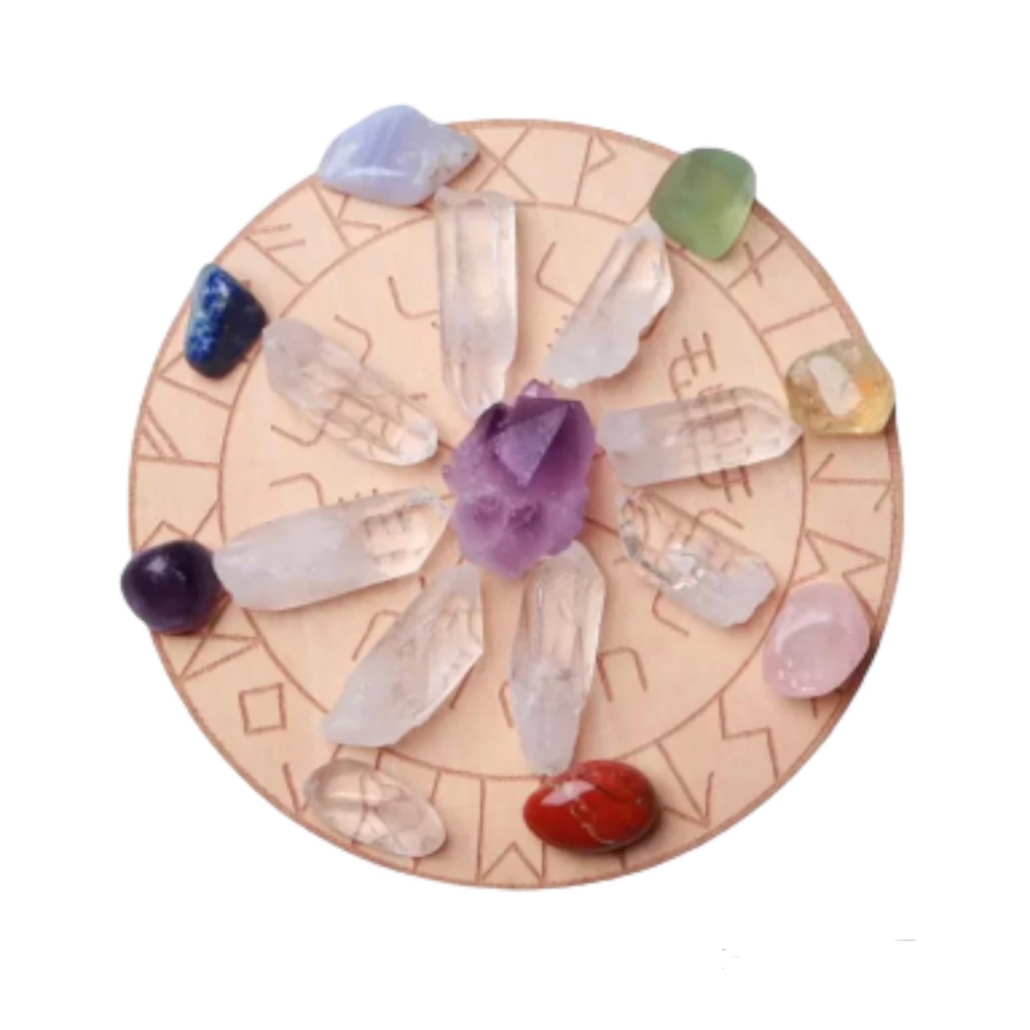 Crystal chakra grids