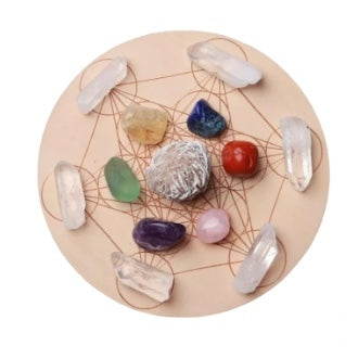 Crystal chakra grids