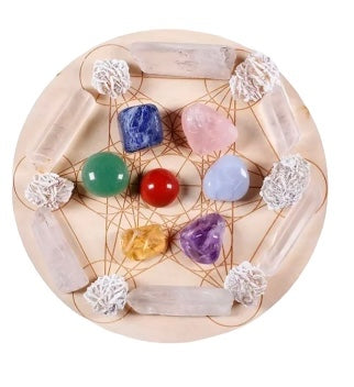 Crystal chakra grids