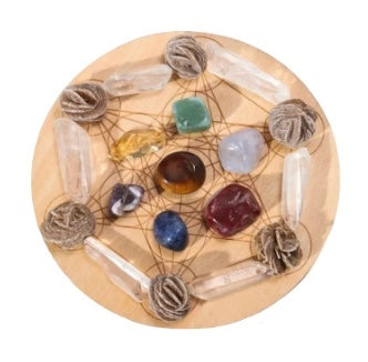 Crystal chakra grids