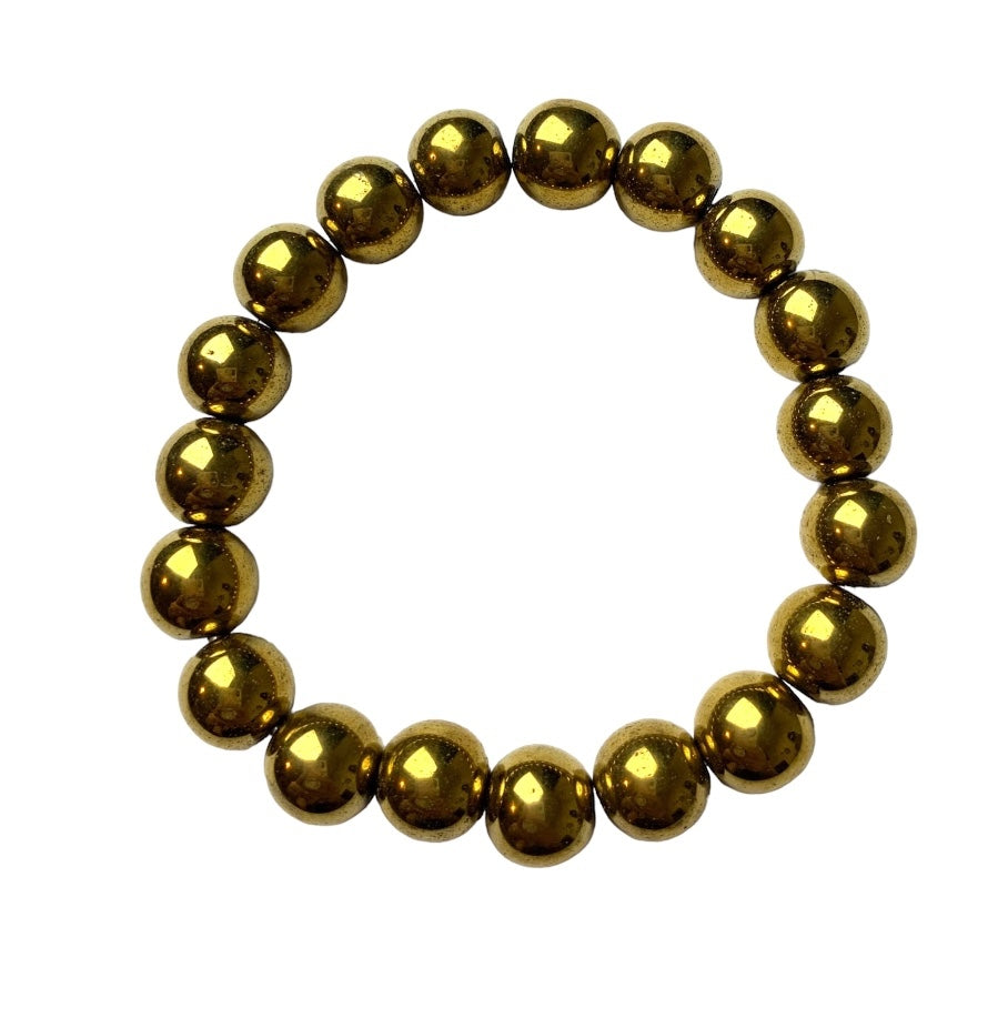 Gold Hematite 10mm