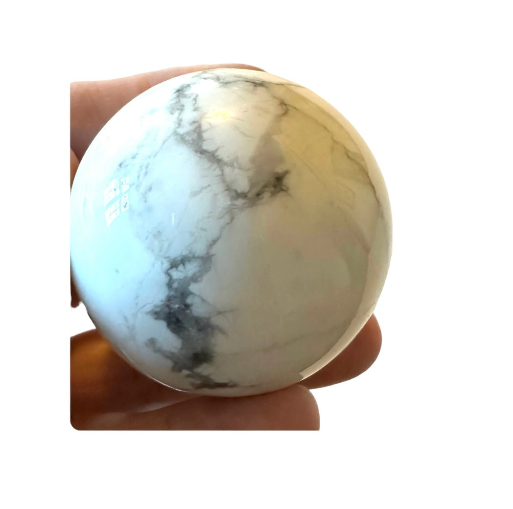 Howlite sphere