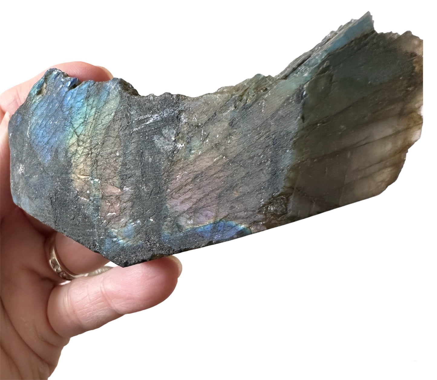 Raw Labradorite (flashy)