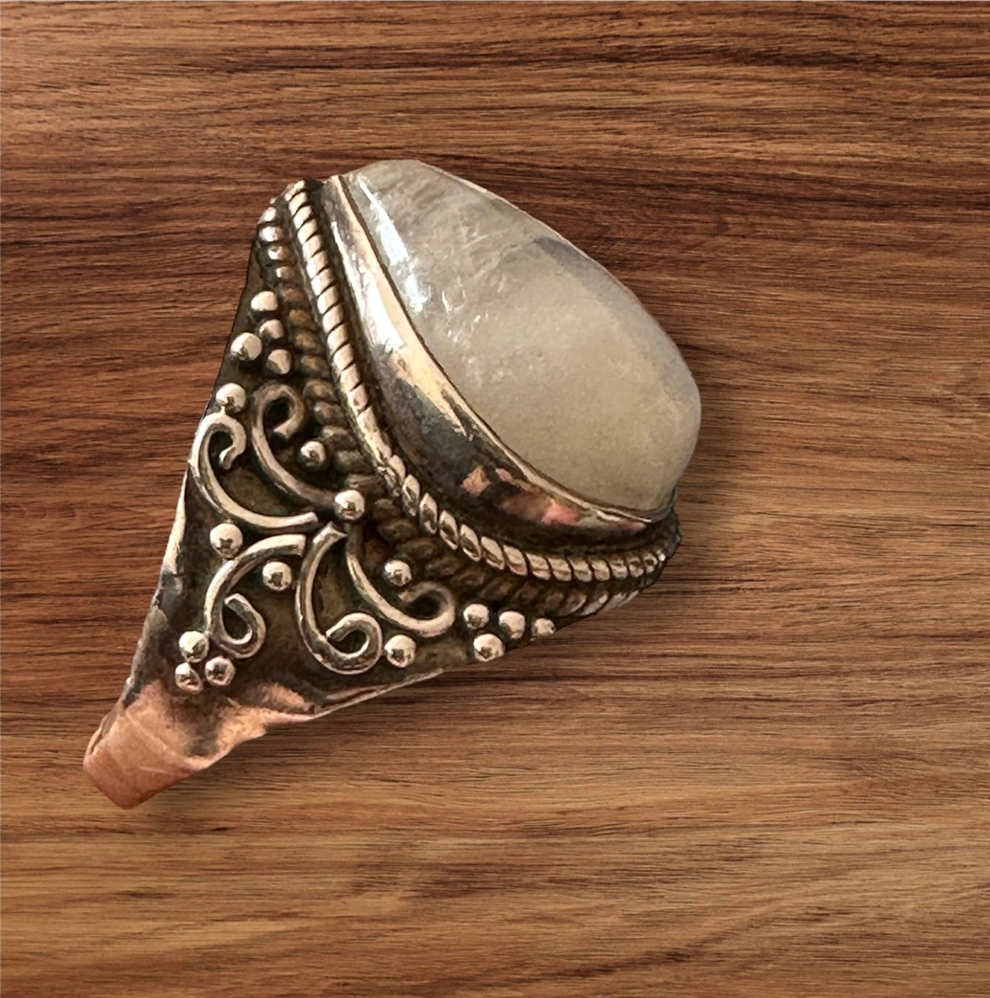 Moonstone ring