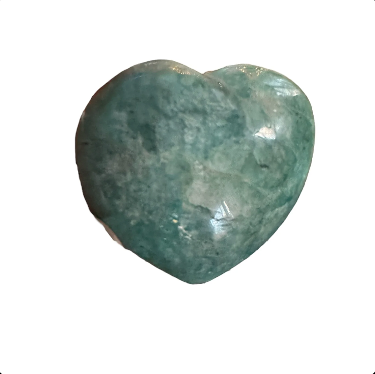 Flash Amazonite heart