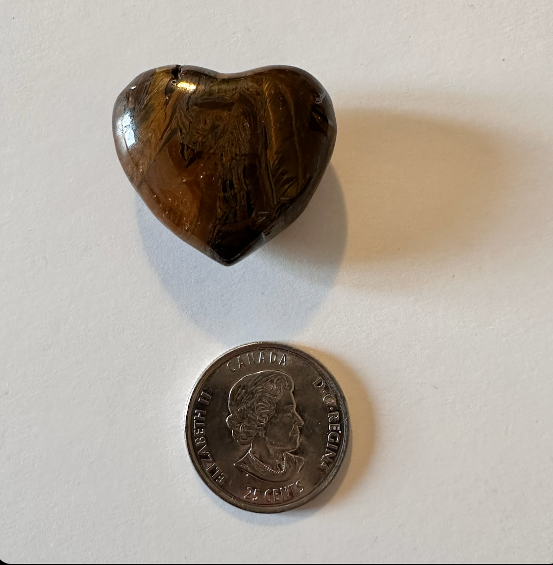 Tigers Eye heart