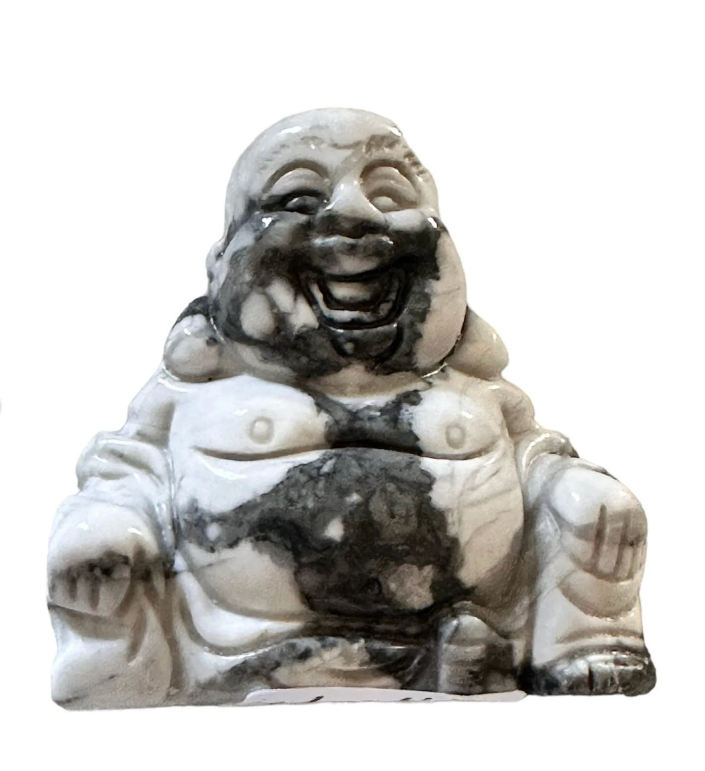 Crystal Buddha carving