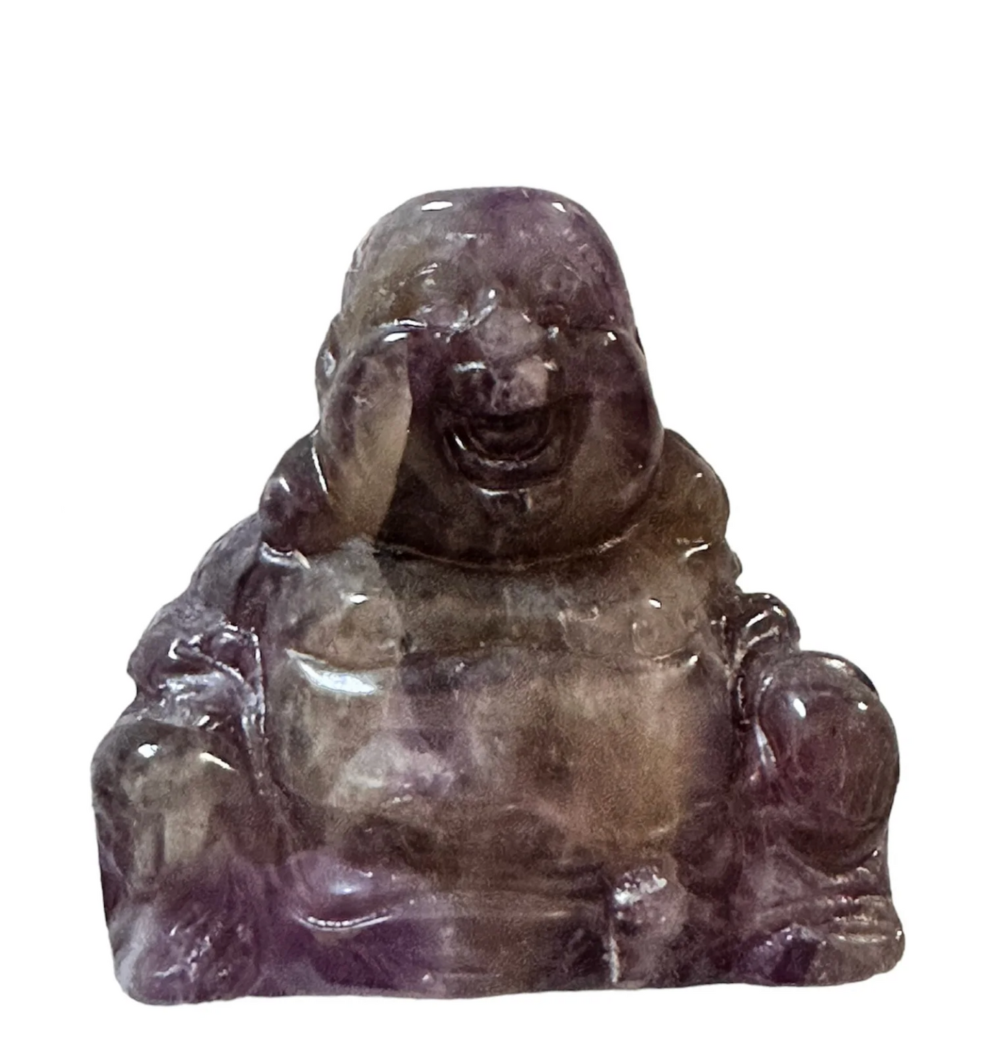 Crystal Buddha carving