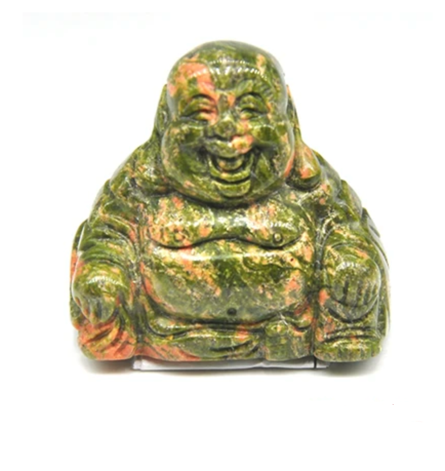 Crystal Buddha carving