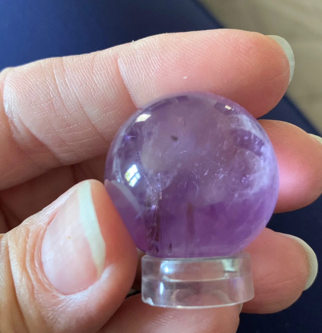 Amethyst sphere