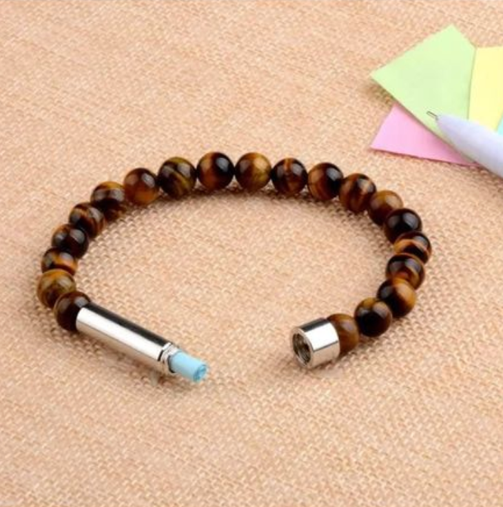 Secret message gemstone bracelet