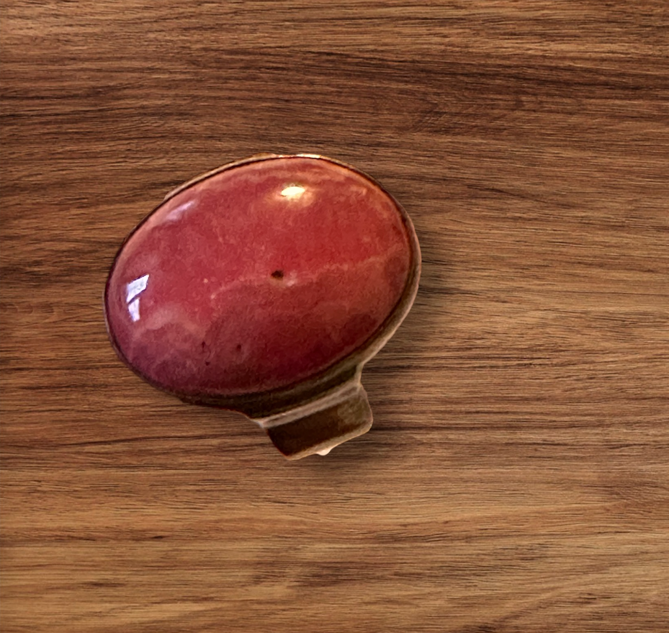 Rhodochrosite Gemstone ring