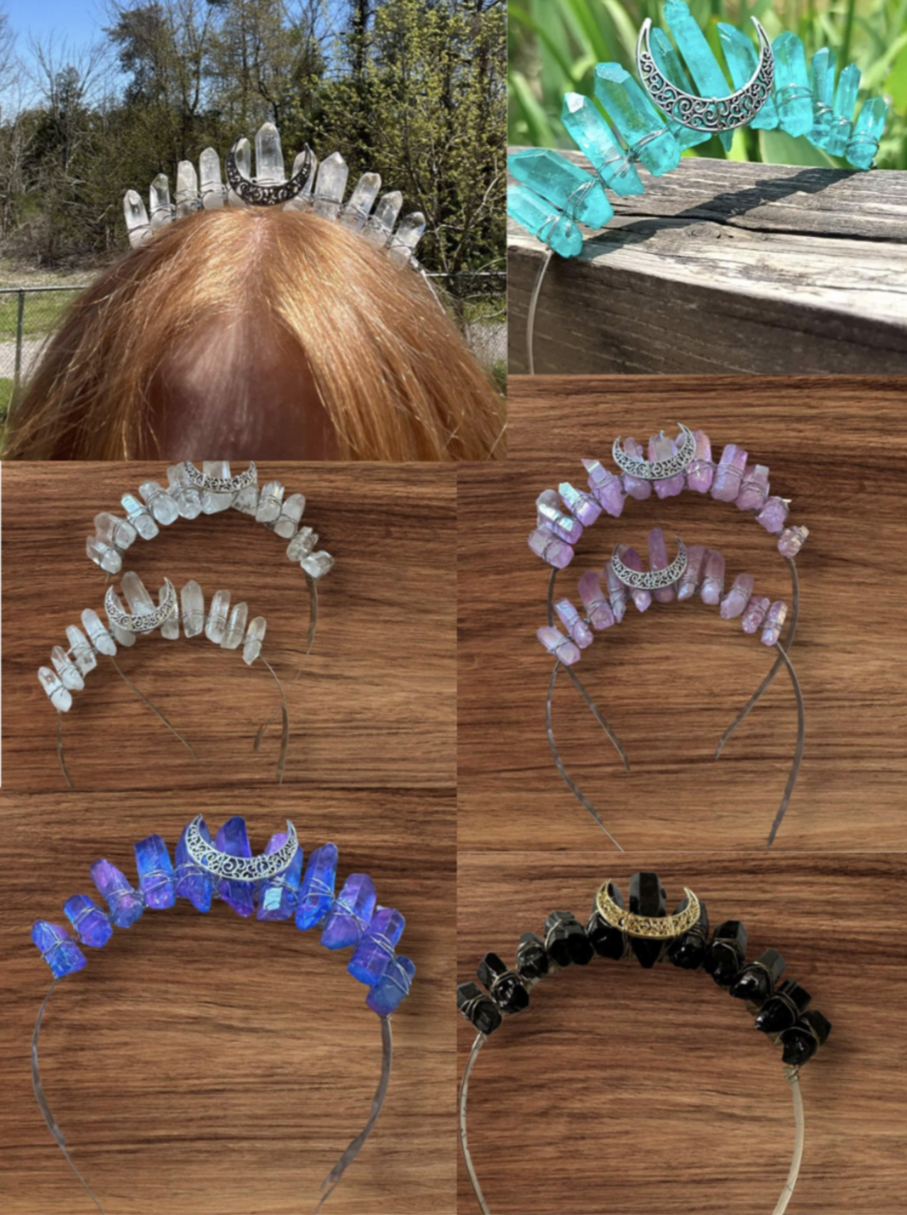 Goddess Crystal Tiara and Headbands