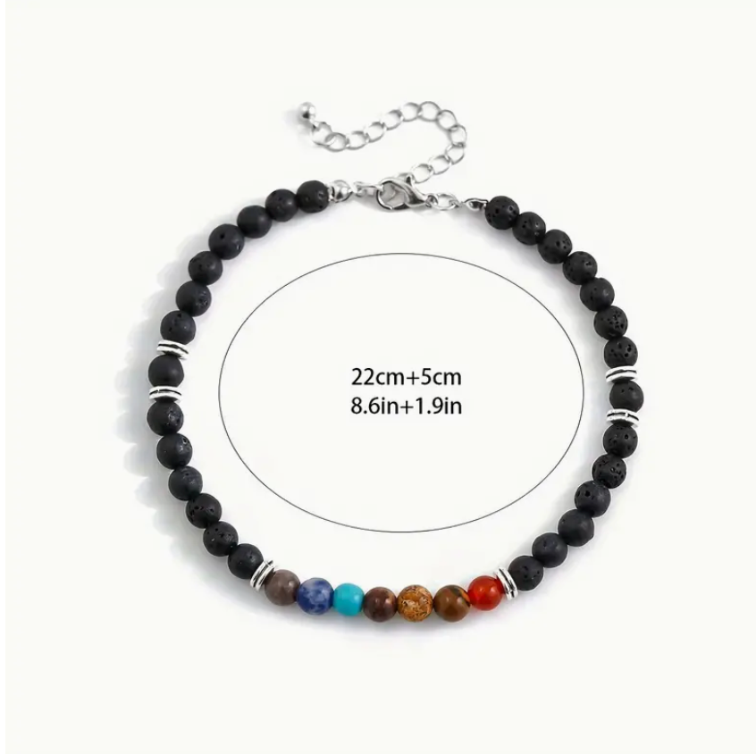 Gemstone anklets