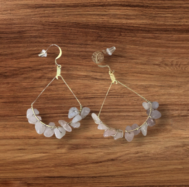 "NEW" GEMSTONE EARRINGS