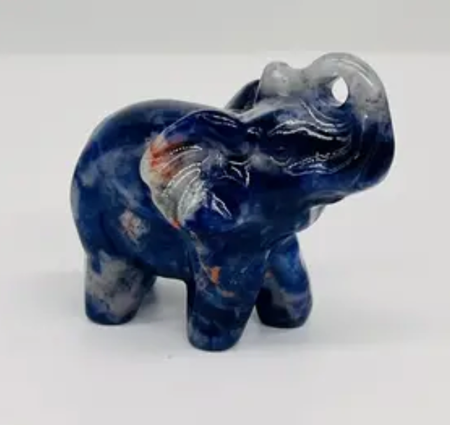 40mm Elephant carving